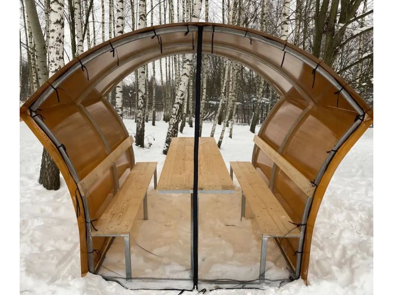 Беседка Астра Классик 4 Метра с Обшивкой