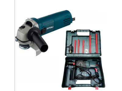 Перфоратор Shtenli 1120P (1120 Вт) со съемной головой + Угловая шлифмашина Shtenli GA 7050, круг 125