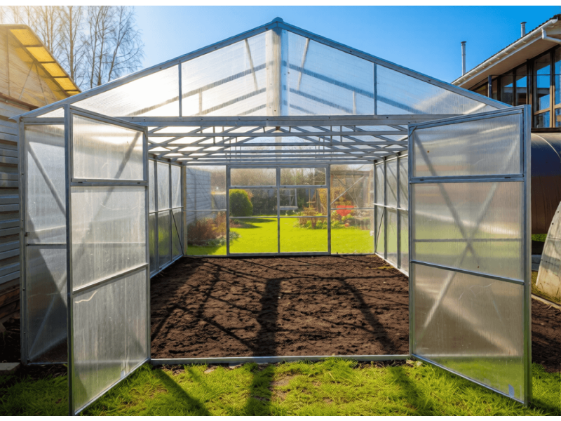 Теплица СПР 40Д-0.67-10 м 4 ширина