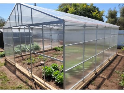 Теплица Промышленная СПР Домик Краб '40ДК' 5,5 ширина