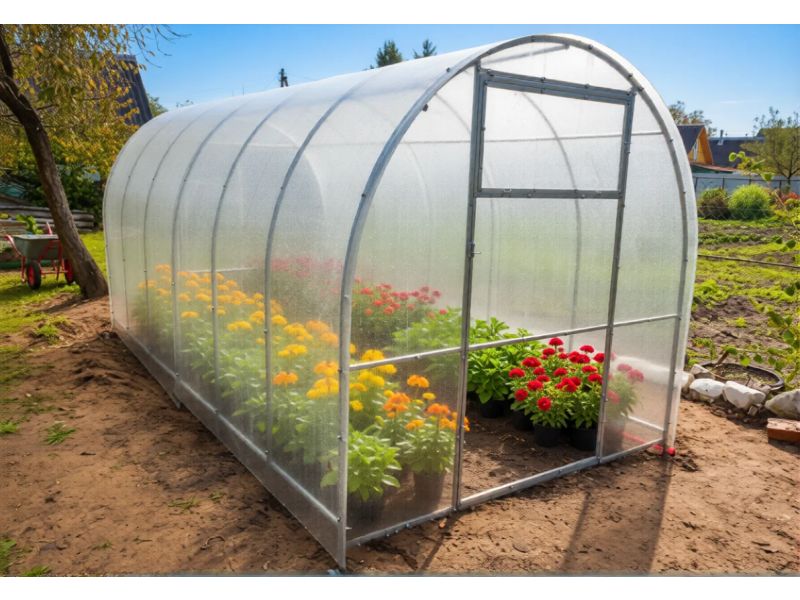 Теплица 40Ц-0.67Л-10 м 2.5 ширина